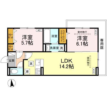 ティアラ（101） 間取り図画像