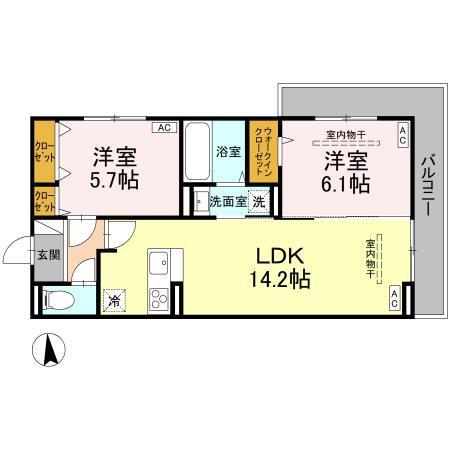 ティアラ（301） 間取り図画像