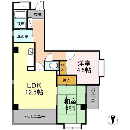 メゾン・ド・ジョワ（303） 間取り図画像