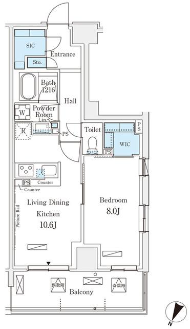 ロイヤルパークス赤羽ノース（714） 間取り図画像