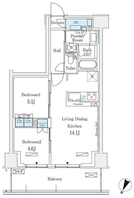 ロイヤルパークス赤羽ノース（734） 間取り図画像
