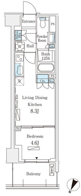 ロイヤルパークス赤羽ノース（719） 間取り図画像