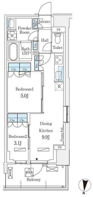 ロイヤルパークス赤羽ノース（737） 間取り図画像