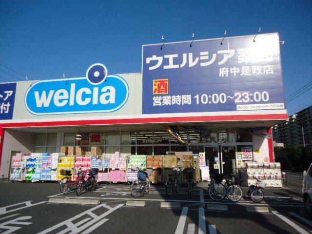 ウエルシア府中是政店：723m