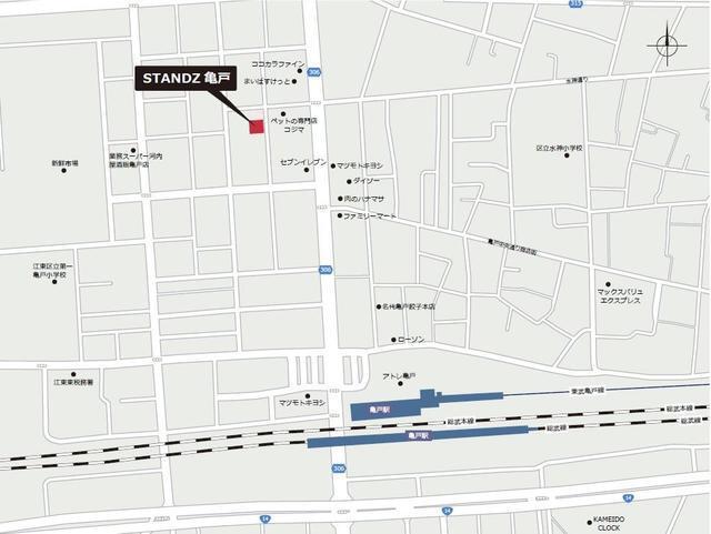ＳＴＡＮＤＺ亀戸（802） 地形図・案内図