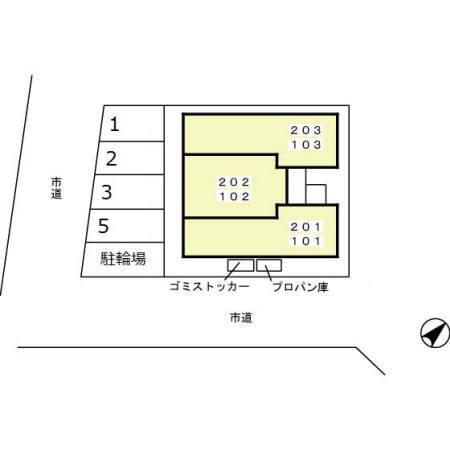 サンモールＴＭ（203） 駐車場