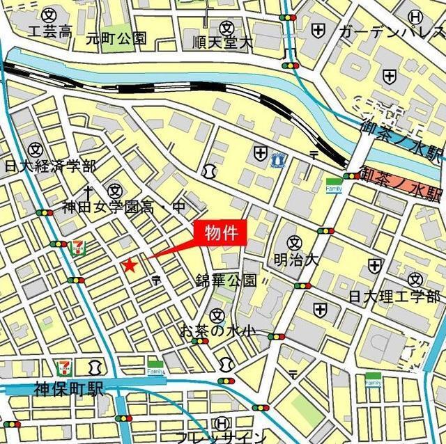 アーバネックス神保町（1403） 地形図・案内図
