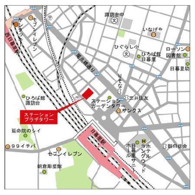 ステーションプラザタワー（1205） 地形図・案内図