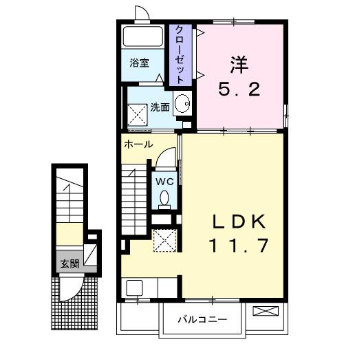 サニーエレガンス（202） 間取り図画像