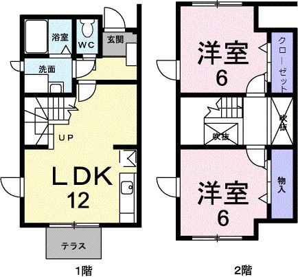 プレッソ（102） 間取り図画像
