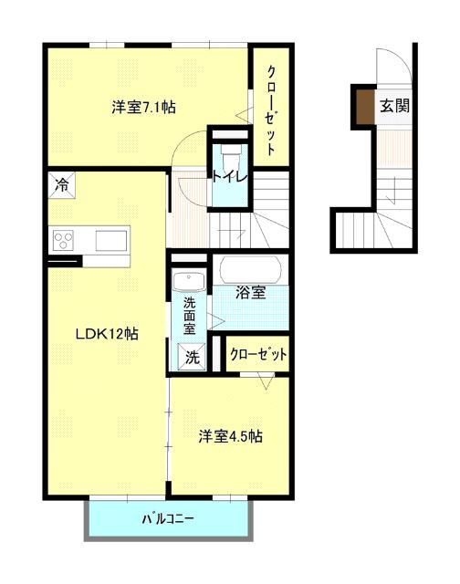PREMIERE（202） 間取り図画像