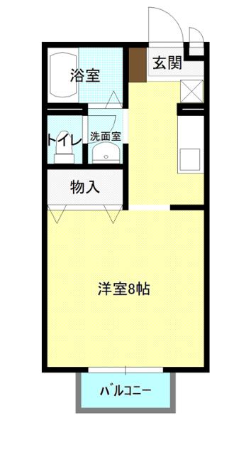 グリーンオーク（202） 間取り図画像