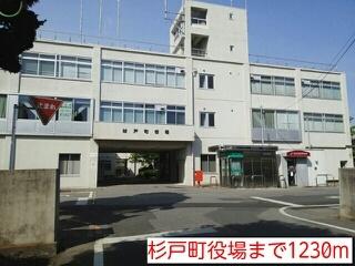 杉戸町役場：1230m