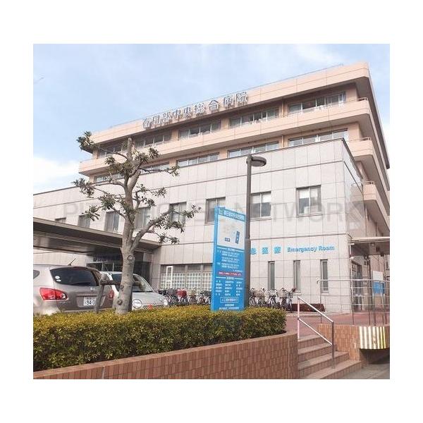 春日部中央総合病院:750m