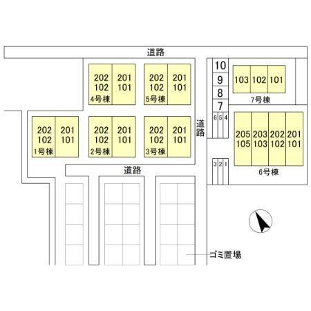 ライフタウニーＢ街区　6号棟（202） その他