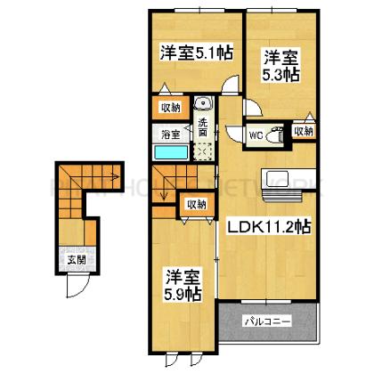  間取り図写真
