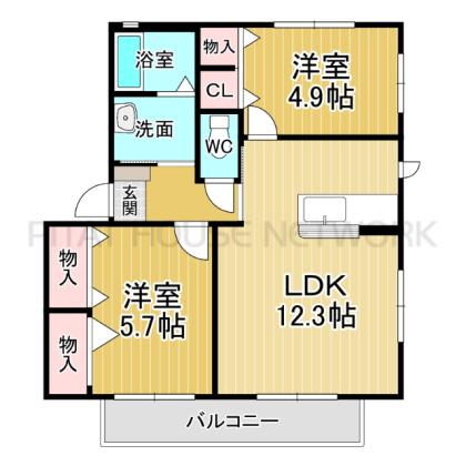 2階・角部屋