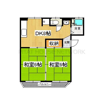 ２階・角部屋