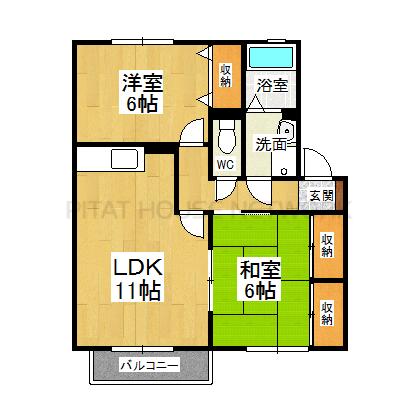 ２階中部屋