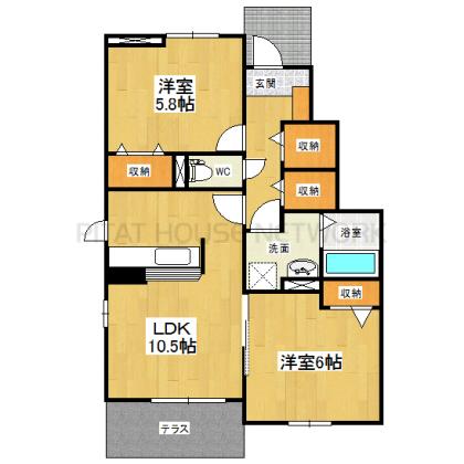  間取り図写真