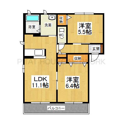１階・角部屋