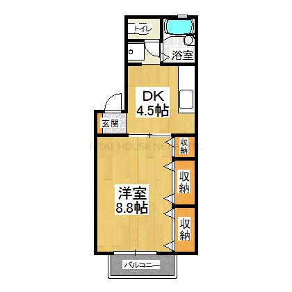 1階・角部屋