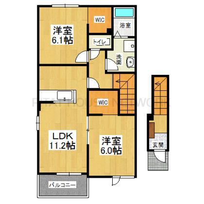 ２階角部屋