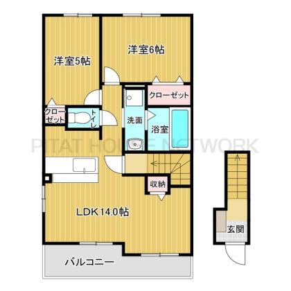 ２階・角部屋