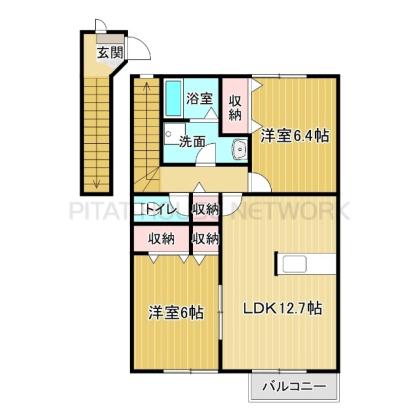 ２階・角部屋