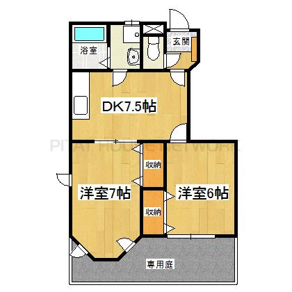 １階・角部屋