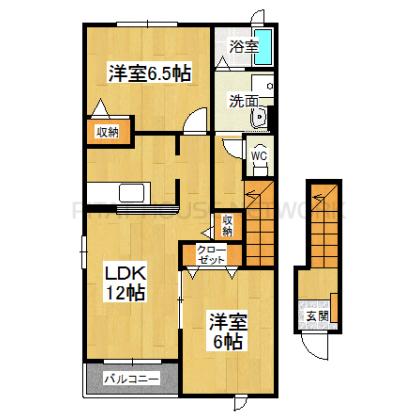 ２階・角部屋