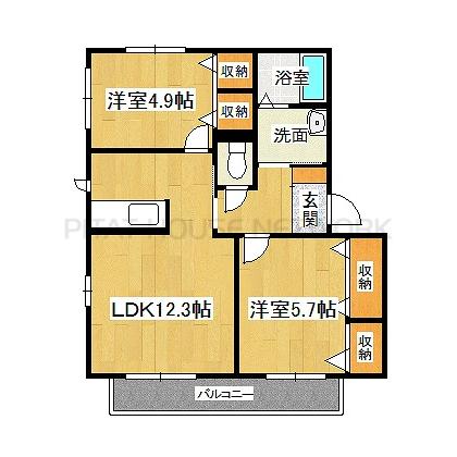 2階・角部屋