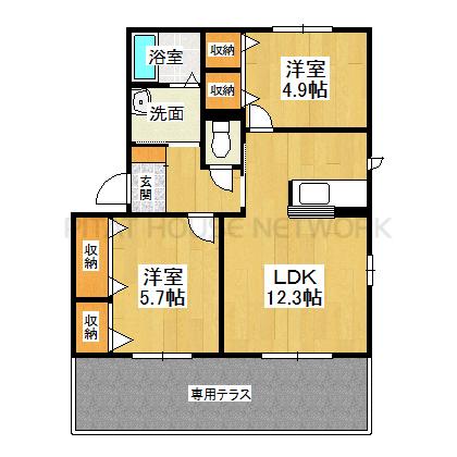１階・角部屋