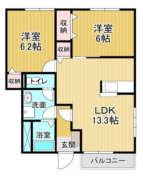１階・角部屋