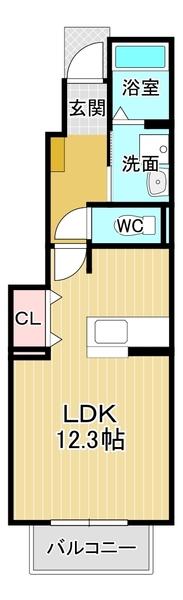 パンタナール（102） 間取り図画像