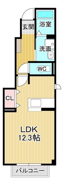 １階角部屋