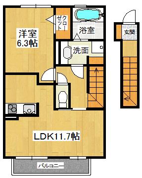 ２階中部屋