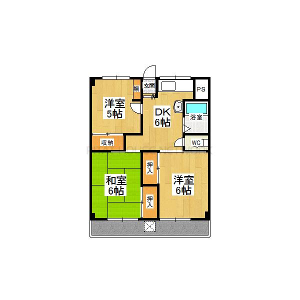 3階・角部屋