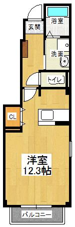 １階・角部屋