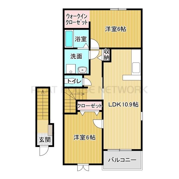 ２階・角部屋