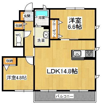 １階・角部屋