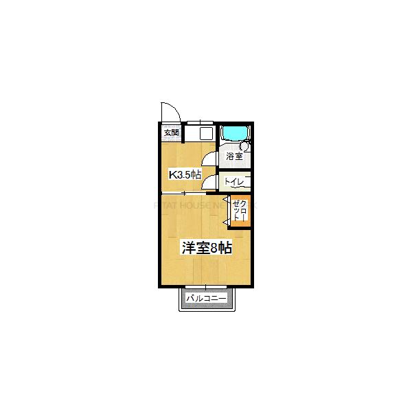 ２階・角部屋