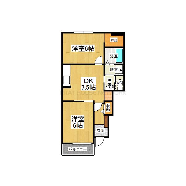 １階・角部屋