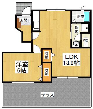 １階・角部屋