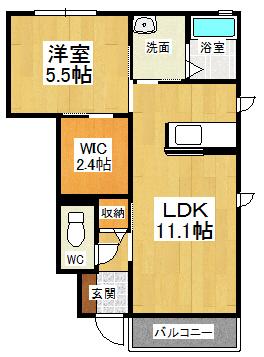１階・角部屋