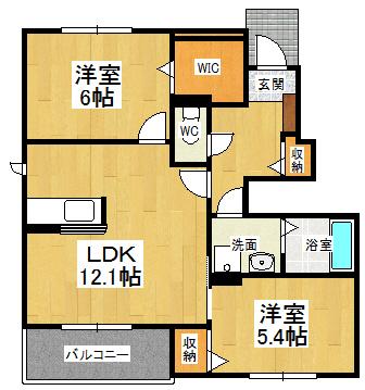 1階・角部屋