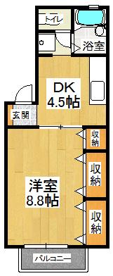 1階・角部屋