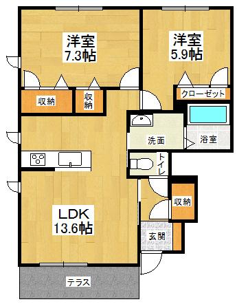  間取り図写真