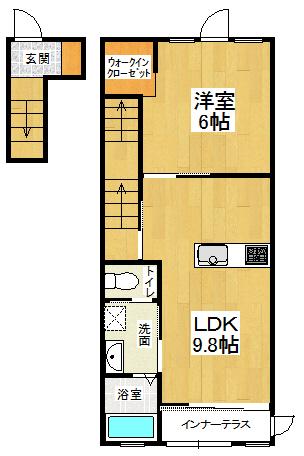 ２階角部屋