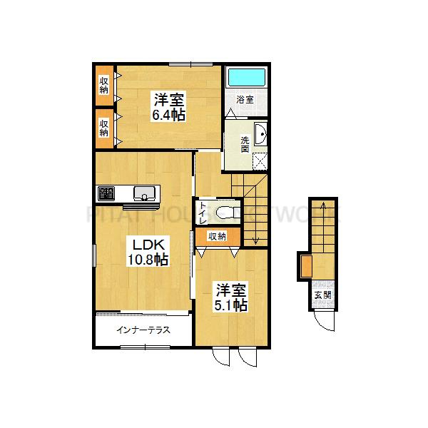 2階角部屋